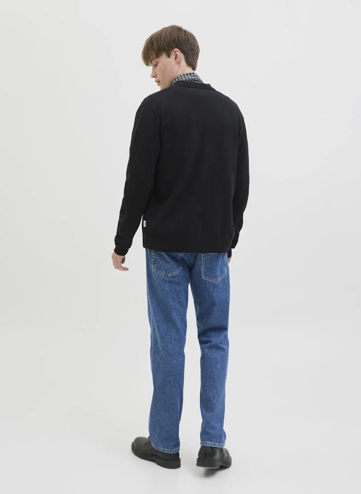 JJ Rebel Bcallum Knit Polo Full Zip Cardigans