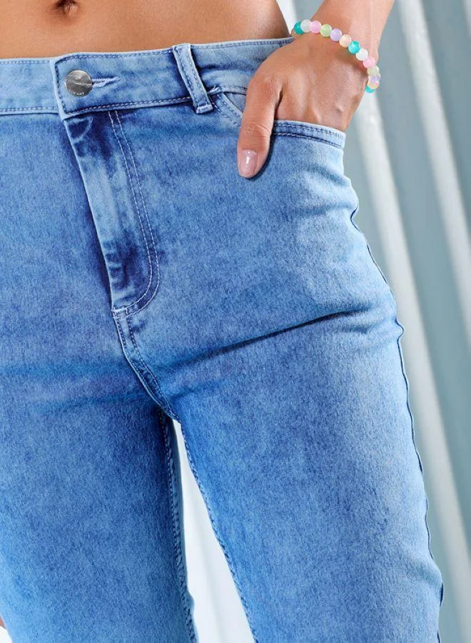 Freehand  Women Skinny Fit Solid High-Rise Jeans for Women | Best Price UAE
