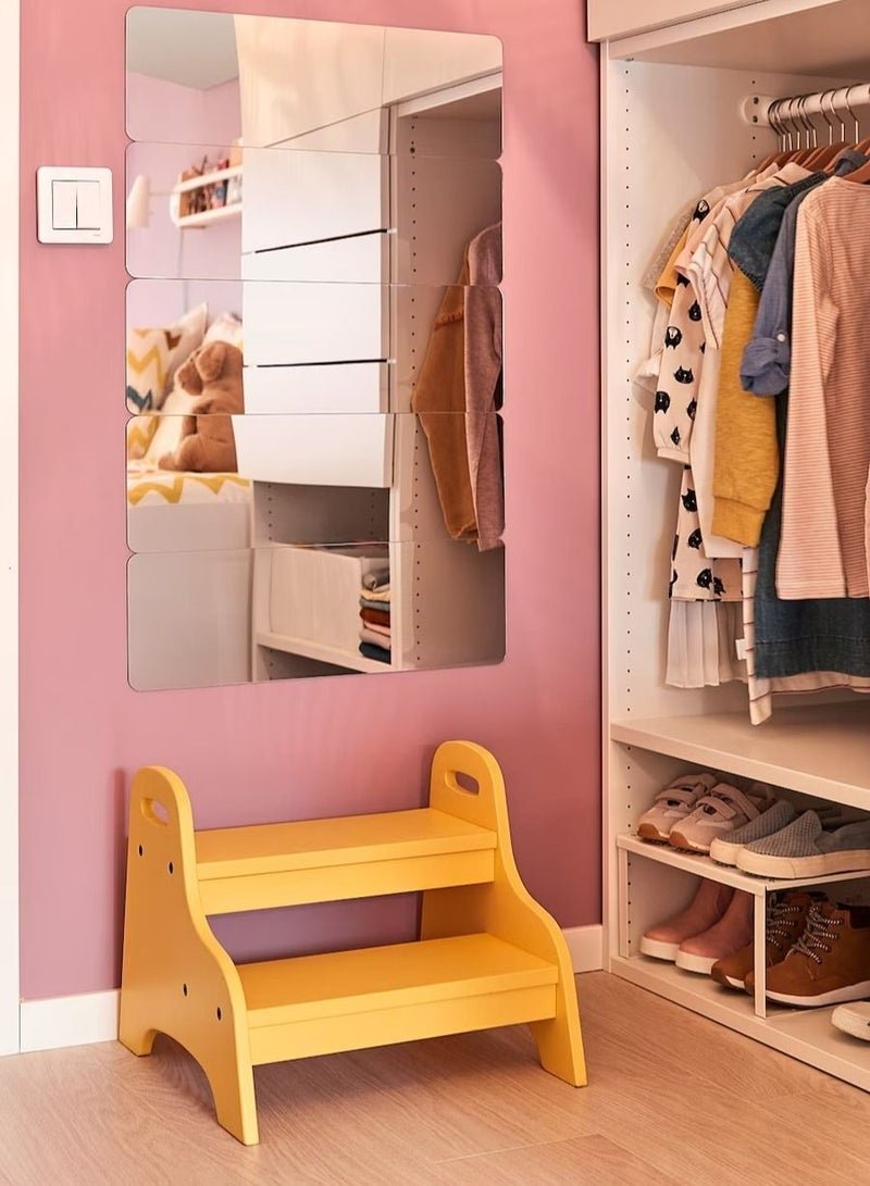 TROGEN Children's step stool, yellow, 40x38x33 cm - Image 4