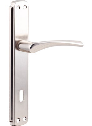 Nobel Polaris Nickel Satin Room Door Handle 