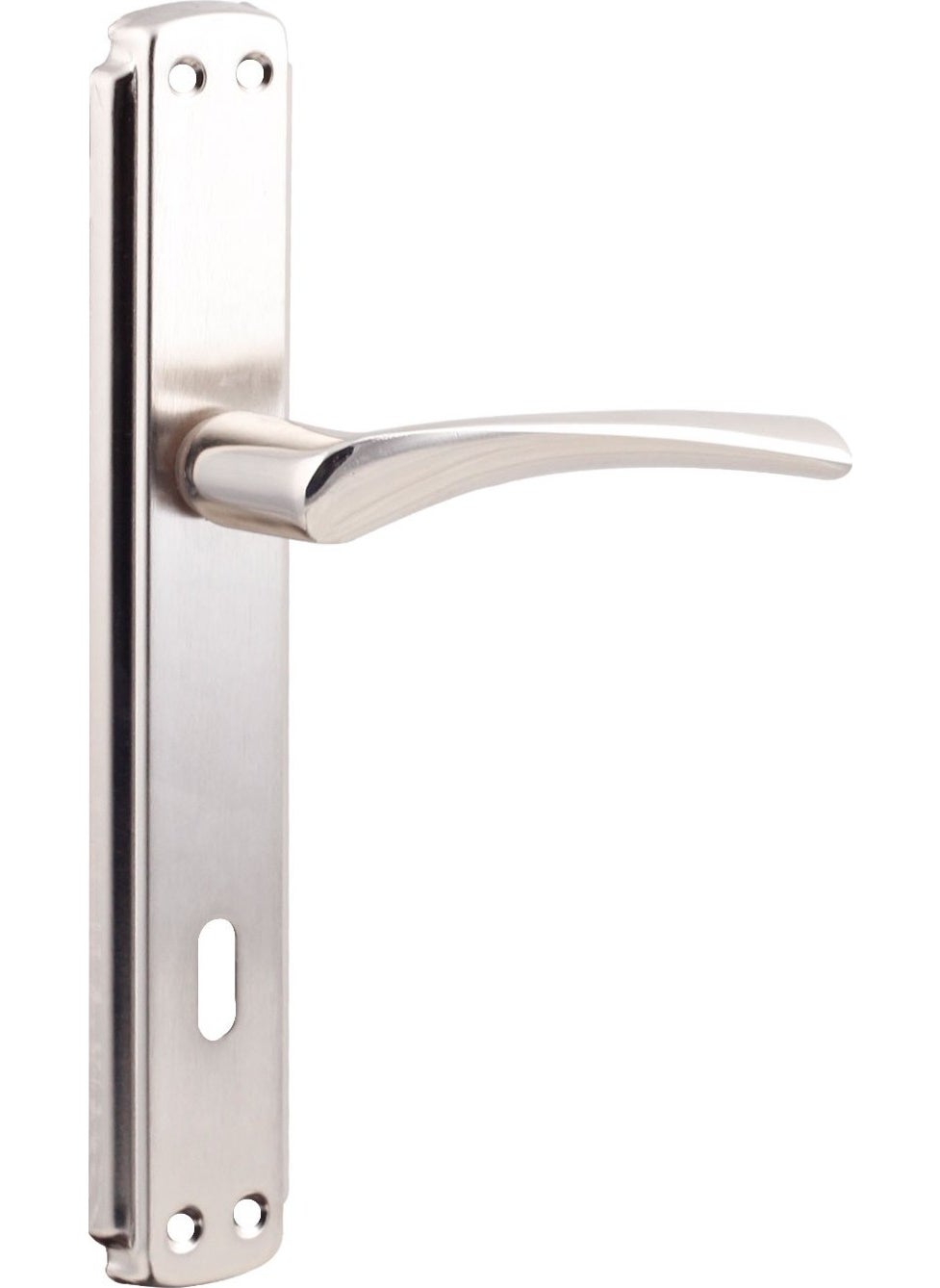 Nobel Polaris Nickel Satin Room Door Handle 