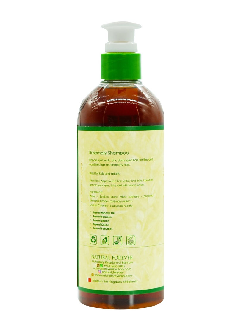ناتشورال فوريفر شامبو اكليل الجبل للشعر الدهني 500 مل - Image 3