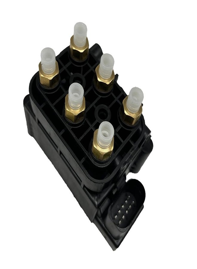 HOAVEED Air Suspension Valve Block Compatible with Jeep Grand Cherokee (2011-2021), Audi Q7 (2007-2015), Porsche Cayenne Panamera, Tesla Model S, Volvo XC60 XC90, Ram 1500 - Replaces 7L0698014, 68087233AA - Image 2
