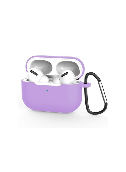 Compatible with AirPods 3rd Generation Case Cover 2021, Soft Silicone Shock-Absorbing Protective AirPods 3 Case Skin with Keychain, Support Wireless Charging, Front LED Visible,