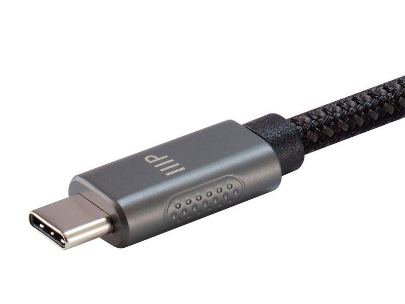 Monoprice Bidirectional USB Type-C to DisplayPort 1.4 Cable - 4K@60Hz, Easy Plug and Play, Nylon-Braided Jacket, 6 Feet, Black - Image 3