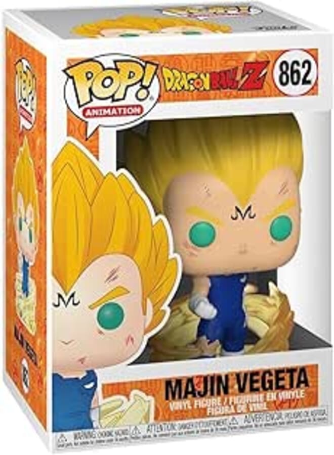 Funko 48603 Pop Animation: Dragon Ball Z S8-Majin Vegeta Dragonball Collectible Toy, Multicolour