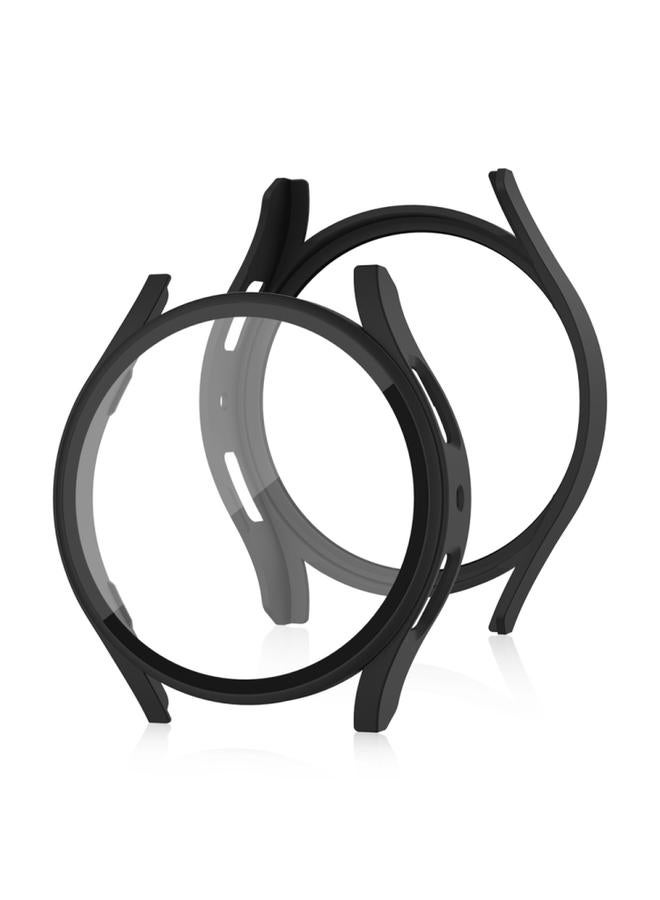 erorex For Samsung Galaxy Watch 5 Pro 45Mm Frosted Pc + Tempered Film Integrated Watch Protective Case (Black) - Image 2