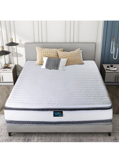 TRIVEX King Size Pocket Spring Mattress, 33cm Thick Mattress with Pillow Top, Promotes Healthy Spinal Alignment, Deep & Refreshing Sleep, Durable & Comfortable, Relieve Back Pain (180 x 200 x 33)  - Image 1