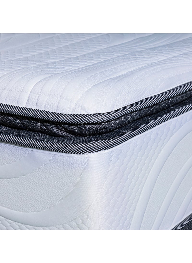 TRIVEX - King Size Pocket Spring Mattress, 33cm Thick Mattress with Pillow Top, Promotes Healthy Spinal Alignment, Deep & Refreshing Sleep, Durable & Comfortable, Relieve Back Pain (180 x 200 x 33) - Image 1