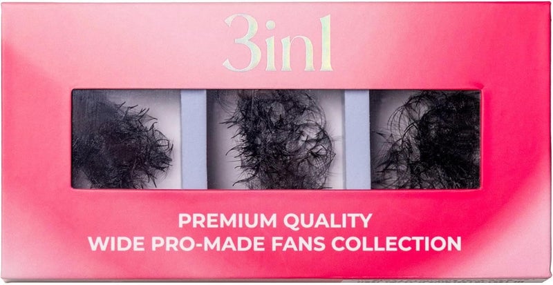 LLBA Promade Mix Fans Handmade Volume Eyelashes Multi Selections From 5D To 12D C CC D Curl Thickness 00301 mm 918mm Length Long Lasting Easy Application 5D007 D 91011mm