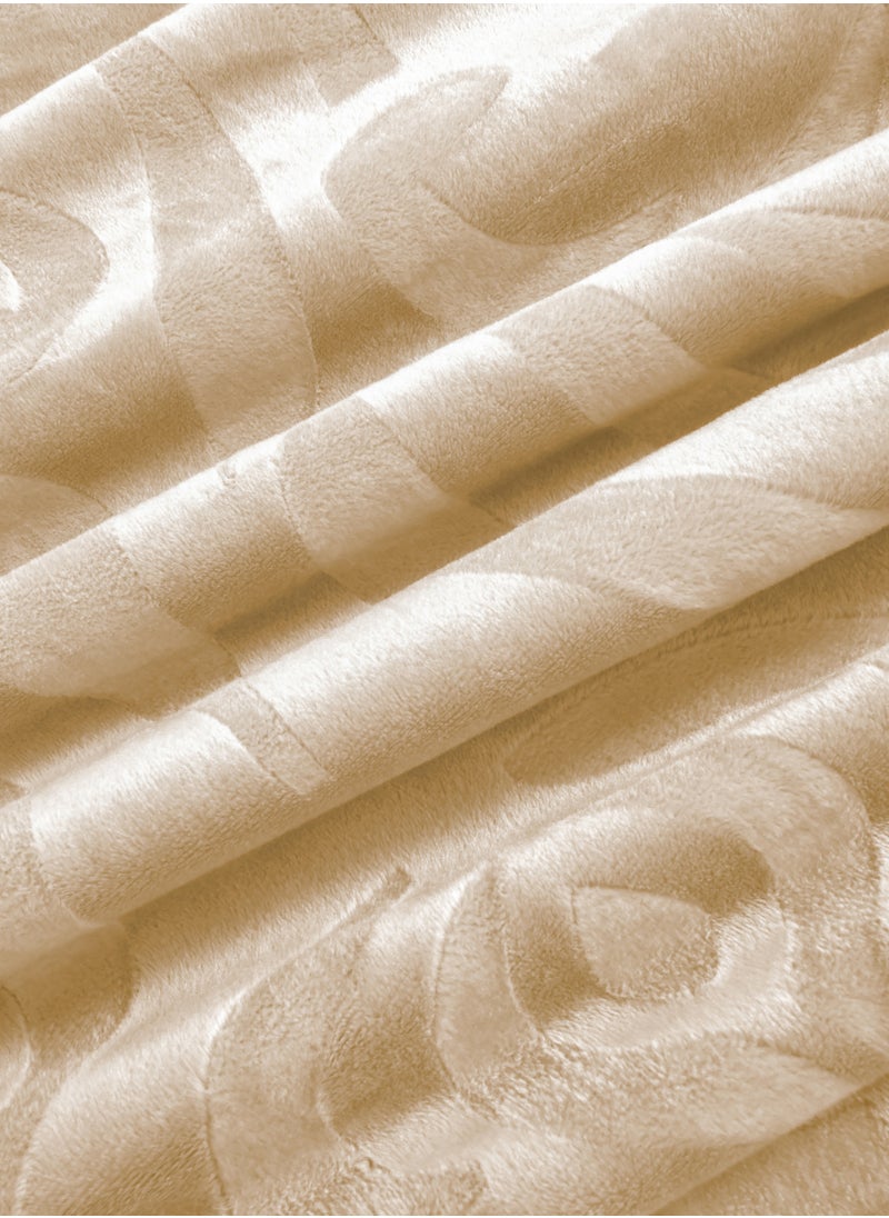 Velvet Comforter Sets, 7 Pcs King Size, Fits 200 x 200 cm Double Size Bed, With Removable Filling, Soft, Warm