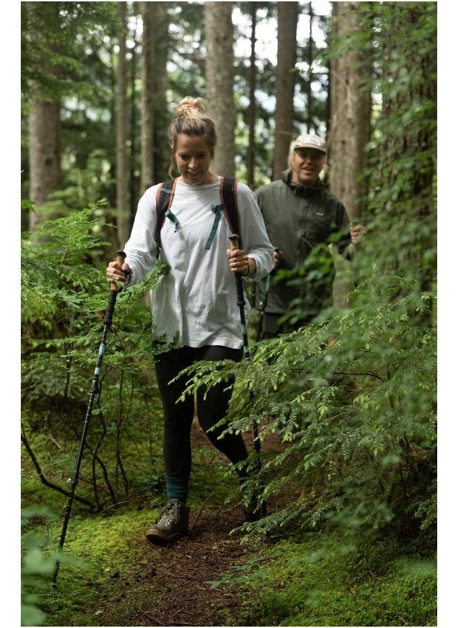 Cascade Mountain Tech Cascade Mountain Tech Trekking Poles - Aluminum Hiking Walking Sticks with Adjustable Locks Expandable to 54" (Set of 2)  - Image 4