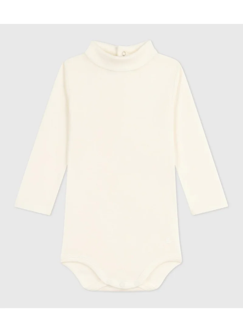 Petit Bateau Babies' plain cotton rollneck body