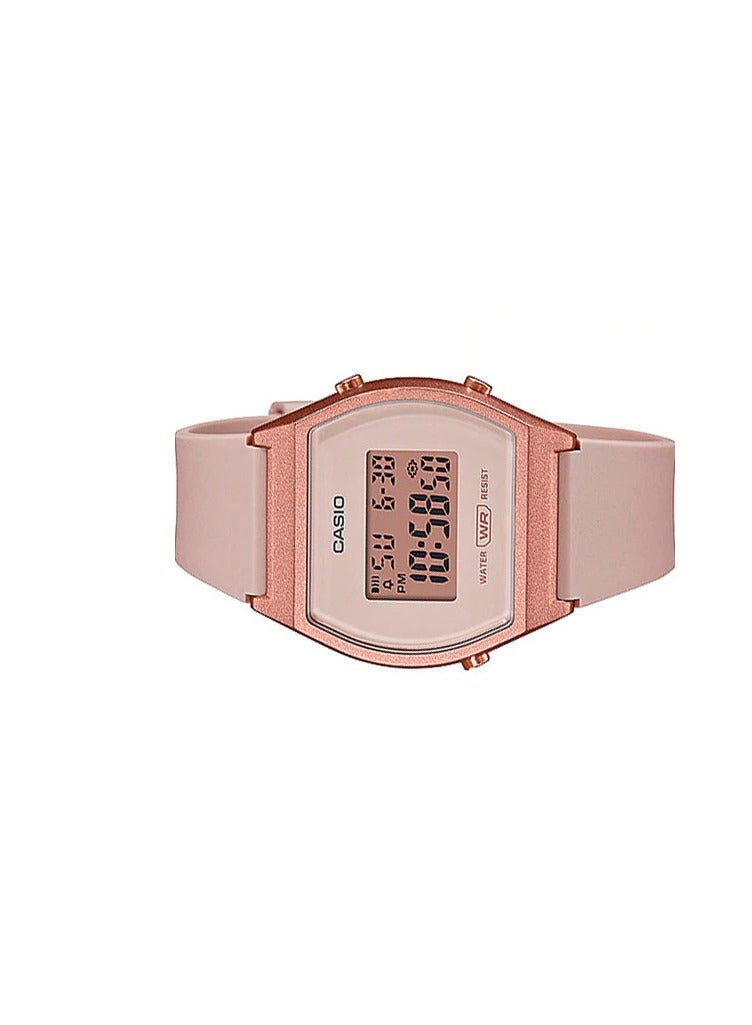 CASIO ساعة نسائية رقمية بسوار من الراتنج LW-204-4ADF - Image 5