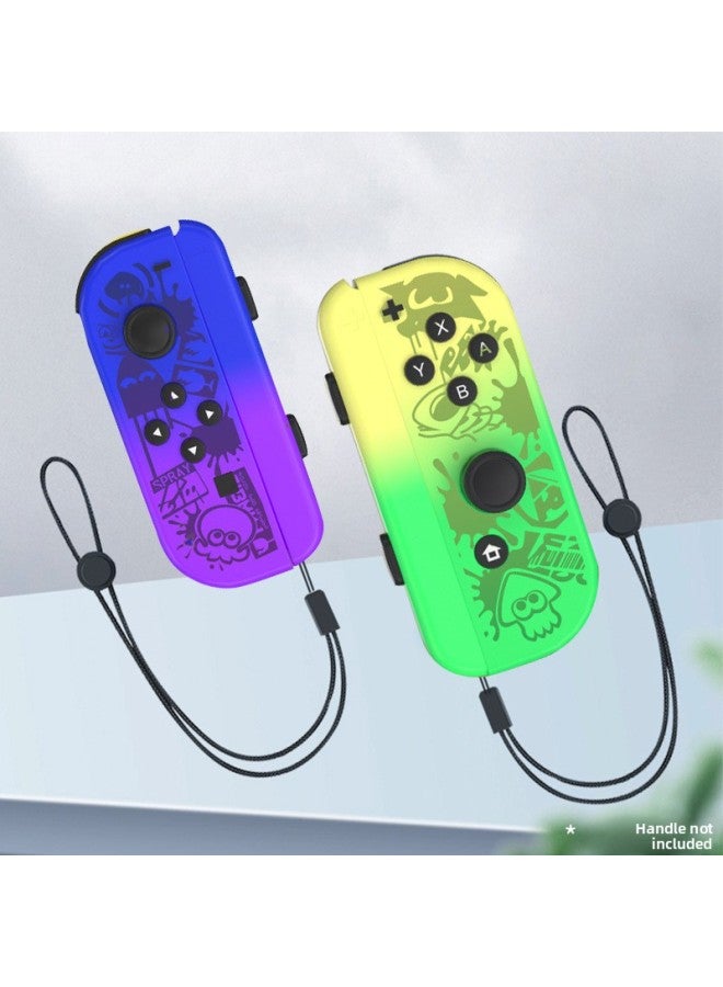 عام مقبض نينتندو سويتش، حزام معصم، مقبض جويكون OLED، حبل يد يسار ويمين، حبل يد، ملحقات NS- لون المنتج: متحرك موري أخضر وأزرق - Image 2