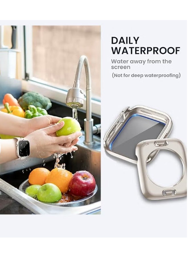 واي جيه غطاء حافظة ساعة أبل مقاس 40 مم ، إطار غطاء واقي لحافظة الوفير للساعة الصلبة ، متوافق مع Apple Watch SE 6 5 4 40 مم ، 1 قطعة - Image 3