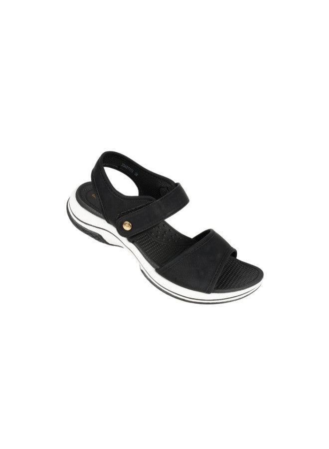 ZAYNA 221-276 Zayna Ladies Casual Sandals 23ABT174 Black - Image 1