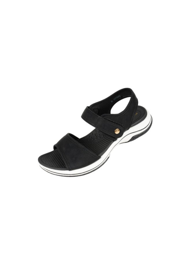 ZAYNA 221-276 Zayna Ladies Casual Sandals 23ABT174 Black - Image 3