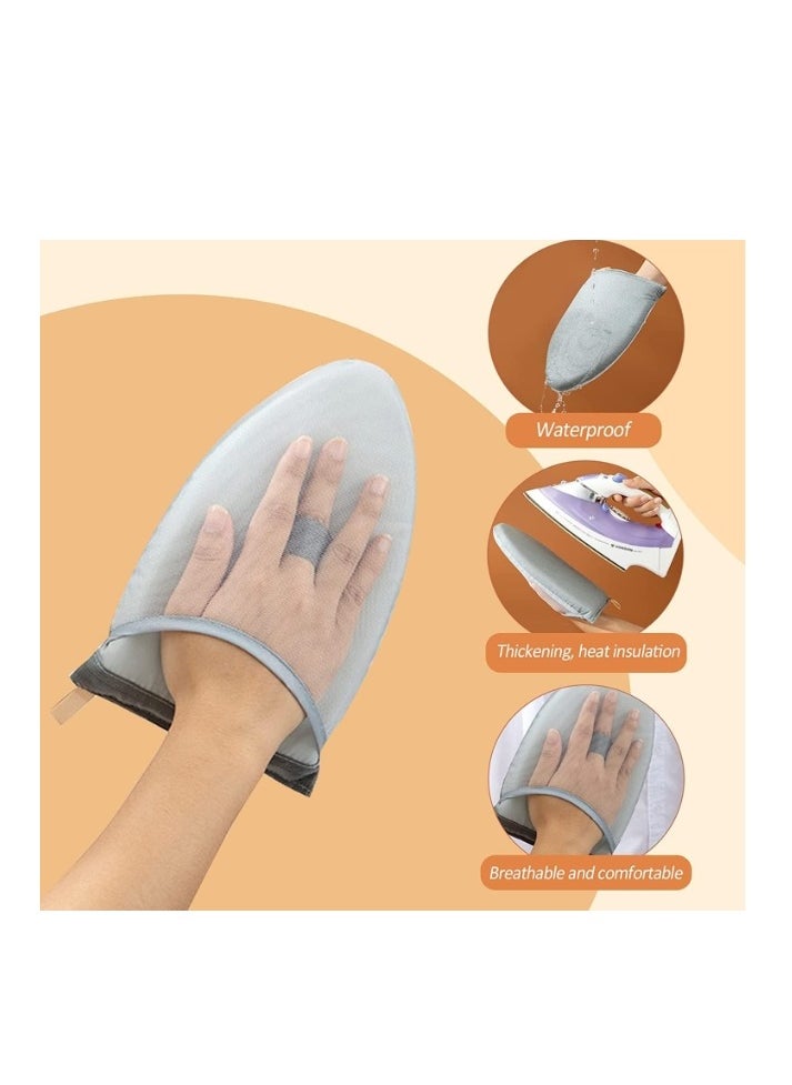 OASIS-TH Steamer Gloves, Garment Steamer Ironing Glove, Waterproof Anti Steam Mitt with Finger Loop, Complete Care Protective Garment Steaming Mitt, Heat Resistant Gloves for Clothes Steamers  - Image 2