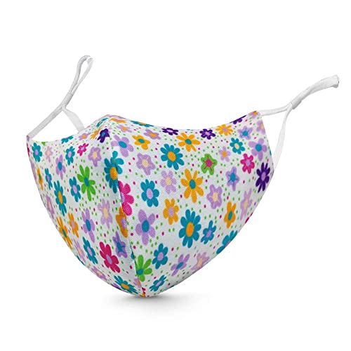 zebaya Digital Printed Fashion Mask for Ladies (pack of 4 pcs). Washable Skin Friendly Fabric. 3 layers of Protection - Image 3