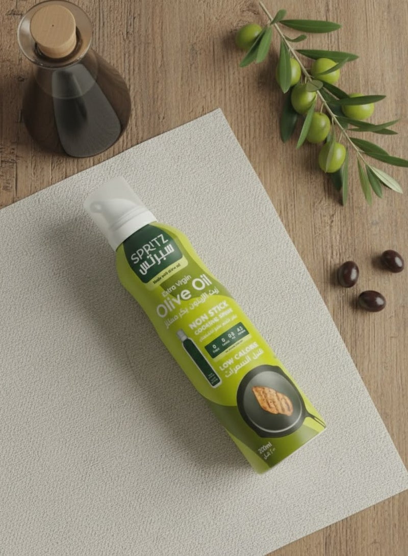 Spritz Extra Virgin Olive Oil Non-Stick Cooking Spray - 200ml - Image 3