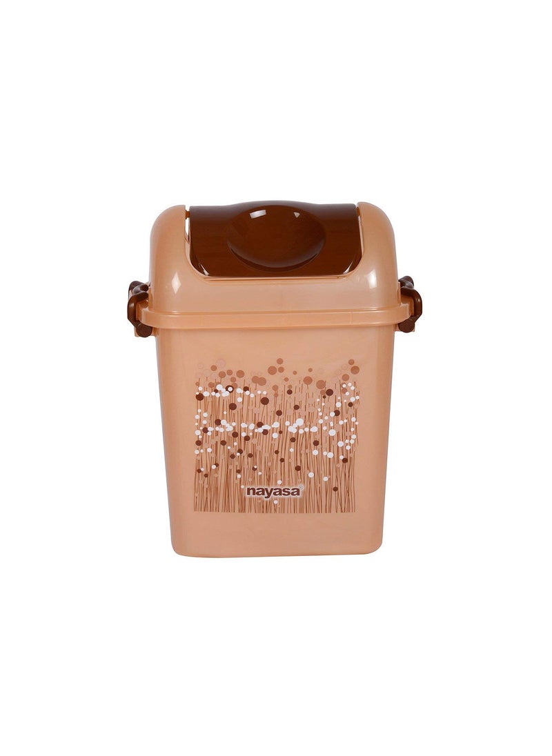 NAYASA Nayasa Bathroom Set 6-Pieces - Bucket Set - Bucket - Bucket Set with Bathroom Mug Stool Patla,Soap Case,Dustbin and Tub - (25 Liters, Brown, 6-Pieces)  - Image 2