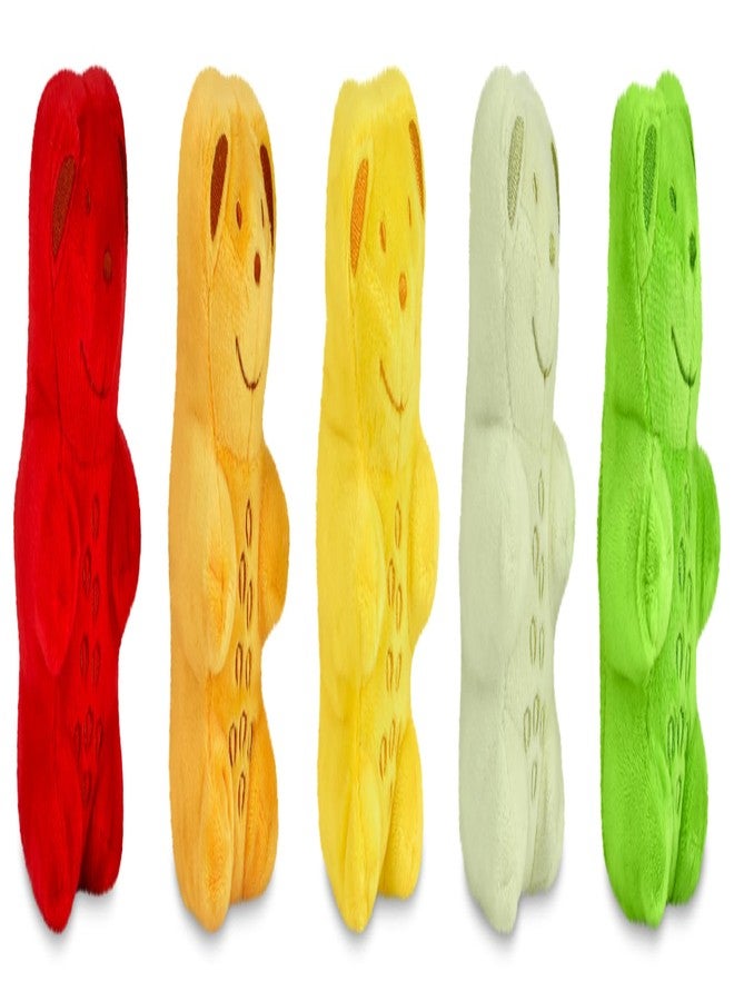 iscream مجموعة وسائد آيسكريم هاريبو جولدبيرز جومي بيرز 17" × 11.5" مع وسائد حلوى صغيرة - Image 3