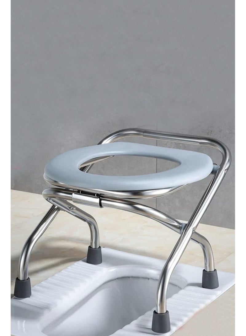 MARS Q Gray foldable camping toilet seat - Image 3