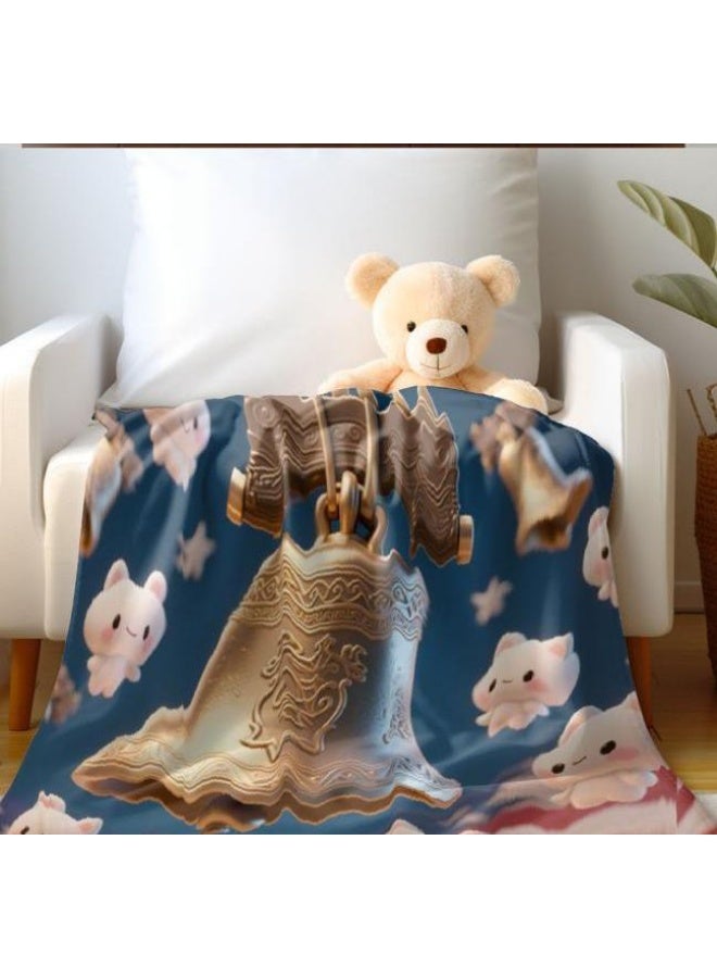 general Flannel thin blanket (warm and comfortable, suitable for sleep, gaming, dust removal and sandproof) 150cm*200cm - 1035 - Image 3