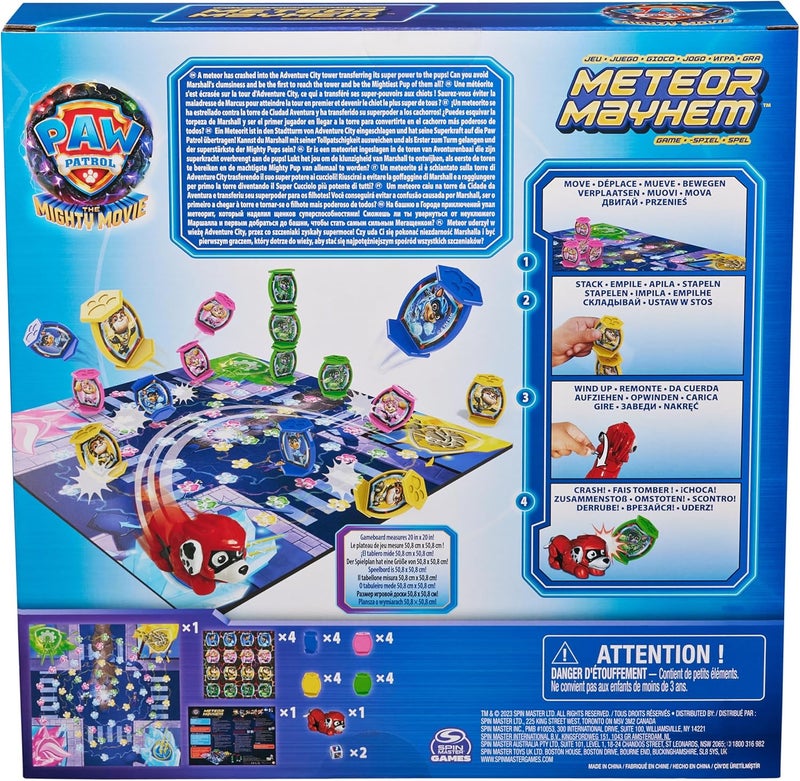 Spin Master Games PAW Patrol: The Mighty Movie Meteor Mayhem Game - Image 5