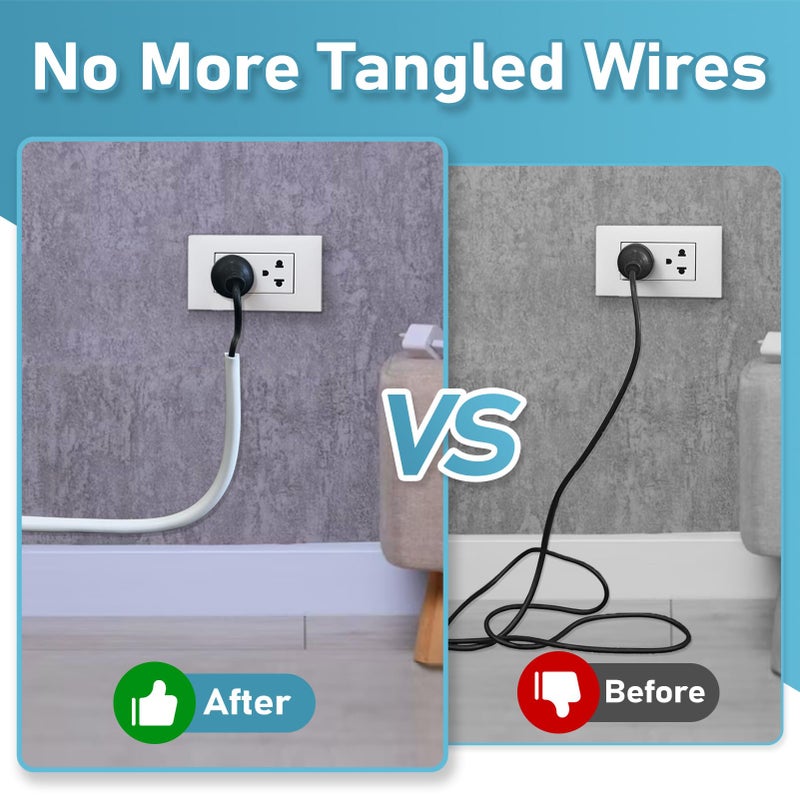 ANNISITE 78" Cord Hider Wall, Self Adhesive Silicone Cord Covers for Wires On Wall, Cord Hider for Wall Mount TV, Flexible Cable Cover Raceway Kit for 1 Wire, White (0.59" W x 0.39" H) - Image 3