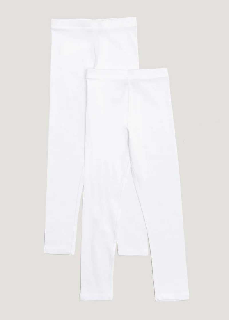ماتلان 2 Pack Girls White Leggings