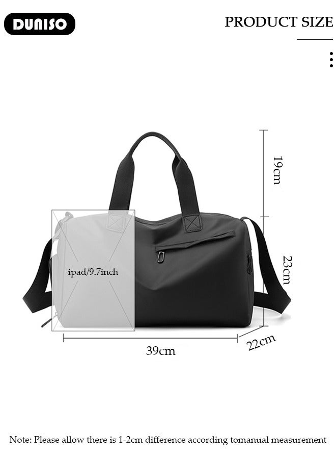 DUNISO Travel Duffel Bag Luggage Collection Business Travel Suitcase Weekender Overnight Bag Large Carry On Airport Bag for Travel Business Trips Sports Duffel Bag Gym Sports Luggage Bags - Image 2
