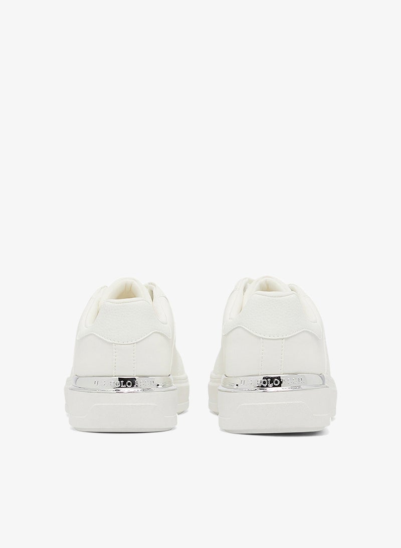 U.S. Polo Assn. Women's White Low-Top Exclusive Lightweight Shoes Sneakers Shoes - Unmatched Comfort, All-Day Wear, Confidence in Every Step - Image 5