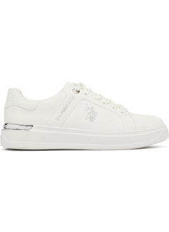 U.S. Polo Assn. Women's White Low-Top Exclusive Lightweight Sneakers – Unmatched Comfort, All-Day Wear, Confidence in Every Step  - Image 1