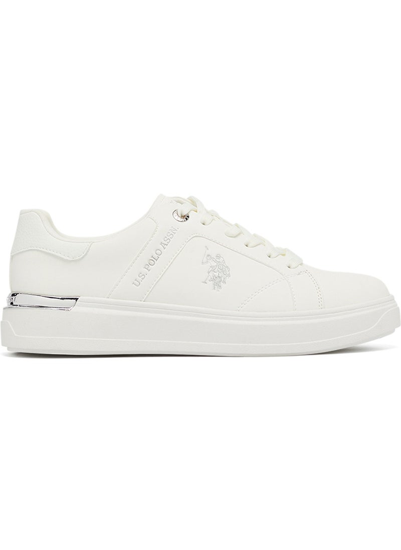 U.S. Polo Assn. Women's White Low-Top Exclusive Lightweight Sneakers – Unmatched Comfort, All-Day Wear, Confidence in Every Step  - Image 1