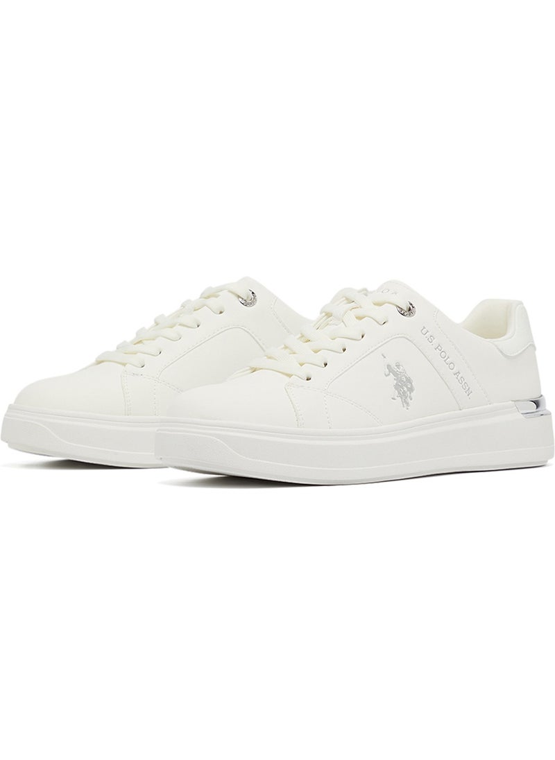 U.S. Polo Assn. Women's White Low-Top Exclusive Lightweight Sneakers – Unmatched Comfort, All-Day Wear, Confidence in Every Step  - Image 2