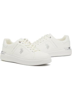 U.S. Polo Assn. Women's White Low-Top Exclusive Lightweight Sneakers – Unmatched Comfort, All-Day Wear, Confidence in Every Step  - Image 3
