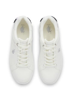 U.S. Polo Assn. Women's White Low-Top Exclusive Lightweight Sneakers – Unmatched Comfort, All-Day Wear, Confidence in Every Step  - Image 4