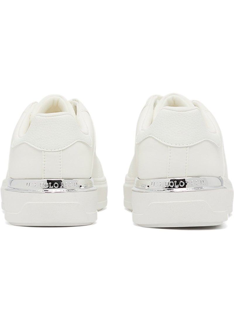 U.S. Polo Assn. Women's White Low-Top Exclusive Lightweight Sneakers – Unmatched Comfort, All-Day Wear, Confidence in Every Step  - Image 5