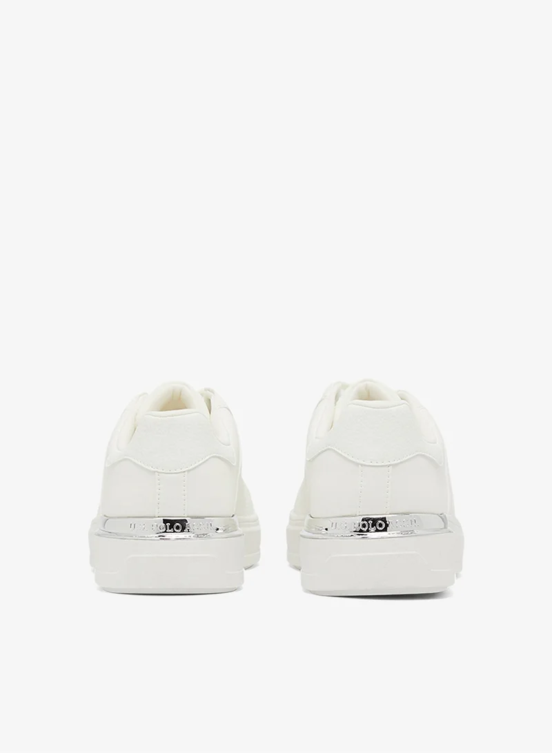 U.S. Polo Assn. White Women's White Low-Top Exclusive Lightweight Shoes Sneakers Shoes - Unmatched Comfort, All-Day Wear, Confidence in Every Step for Women | Best Price UAE