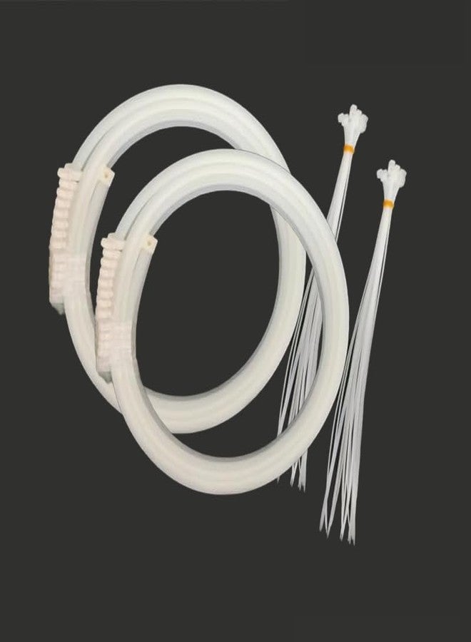 Teanea Tie-on Bunk Bed Curtains Track for Bottom, Underbed Curtain Track, Bendable & Removable - Image 1