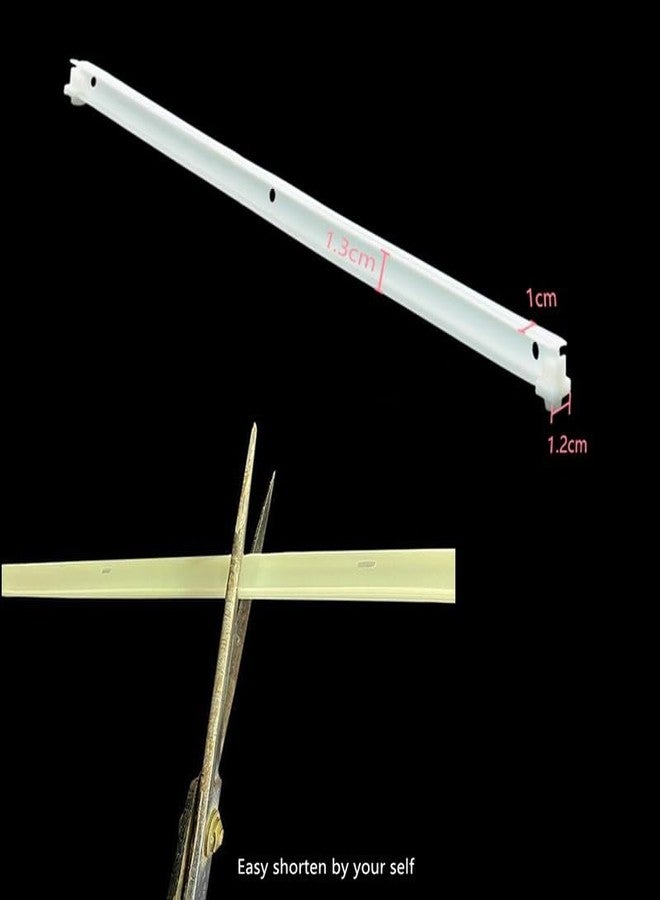 Teanea Tie-on Bunk Bed Curtains Track for Bottom, Underbed Curtain Track, Bendable & Removable - Image 3