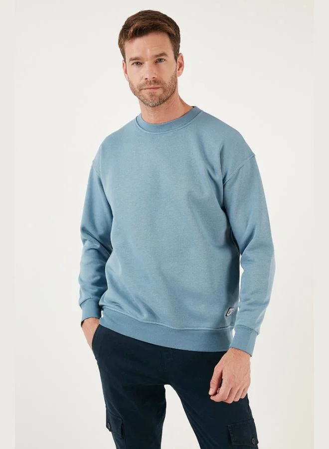 Buratti  Buratti Regular Fit Crew Neck Cotton Fleece Lined Soft Brushed Sweatshirt Men's SWEAT 5905255 for Men | Best Price UAE
