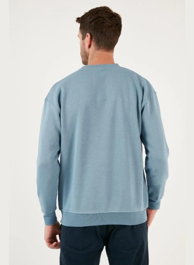 Buratti  Buratti Regular Fit Crew Neck Cotton Fleece Lined Soft Brushed Sweatshirt Men's SWEAT 5905255 for Men | Best Price UAE