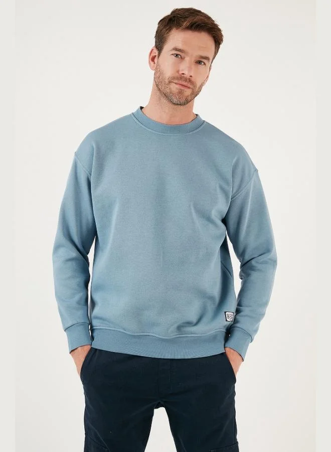 Buratti Regular Fit Crew Neck Cotton Fleece Lined Soft Brushed Sweatshirt Men's SWEAT 5905255