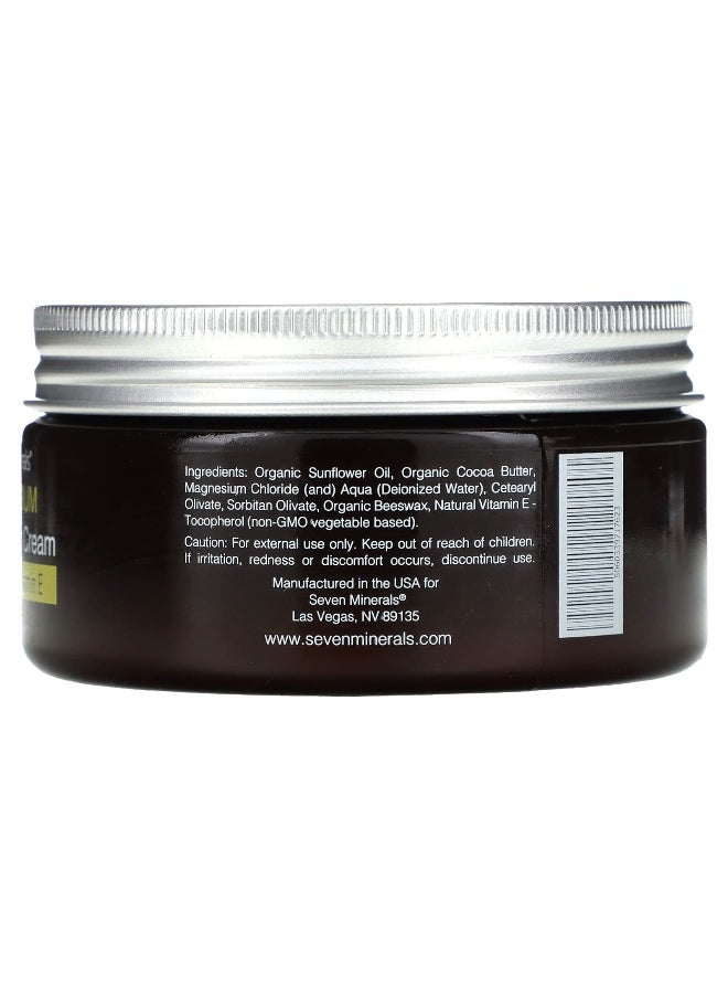 Seven Minerals Seven Minerals, Magnesium Cocoa Butter Cream, With Natural Vitamin E, 8 oz, (237  mL)  - Image 2