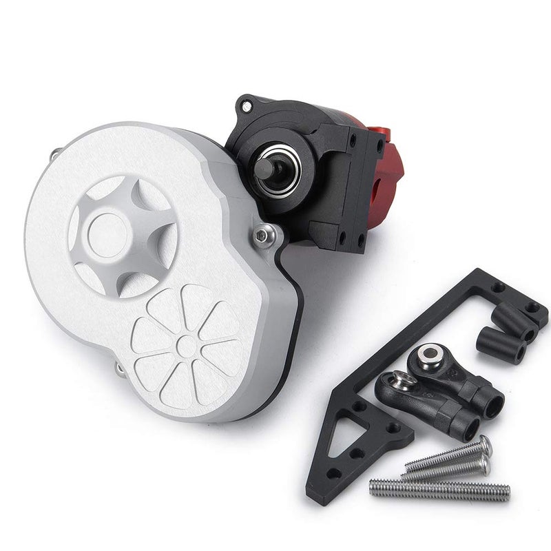 RCHUBAM RC-Hub Metal Complete Transmission Case Gearbox with Dig Gear for 1:10 Axial SCX10 AX10 Wraith RC Crawler Car - Image 3