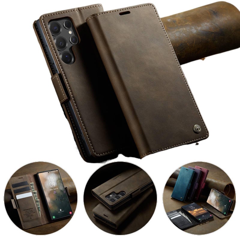 Samsung Galaxy S23 Protective with Card Holder and Kickstand in Black for Tabletop Use - Image 3