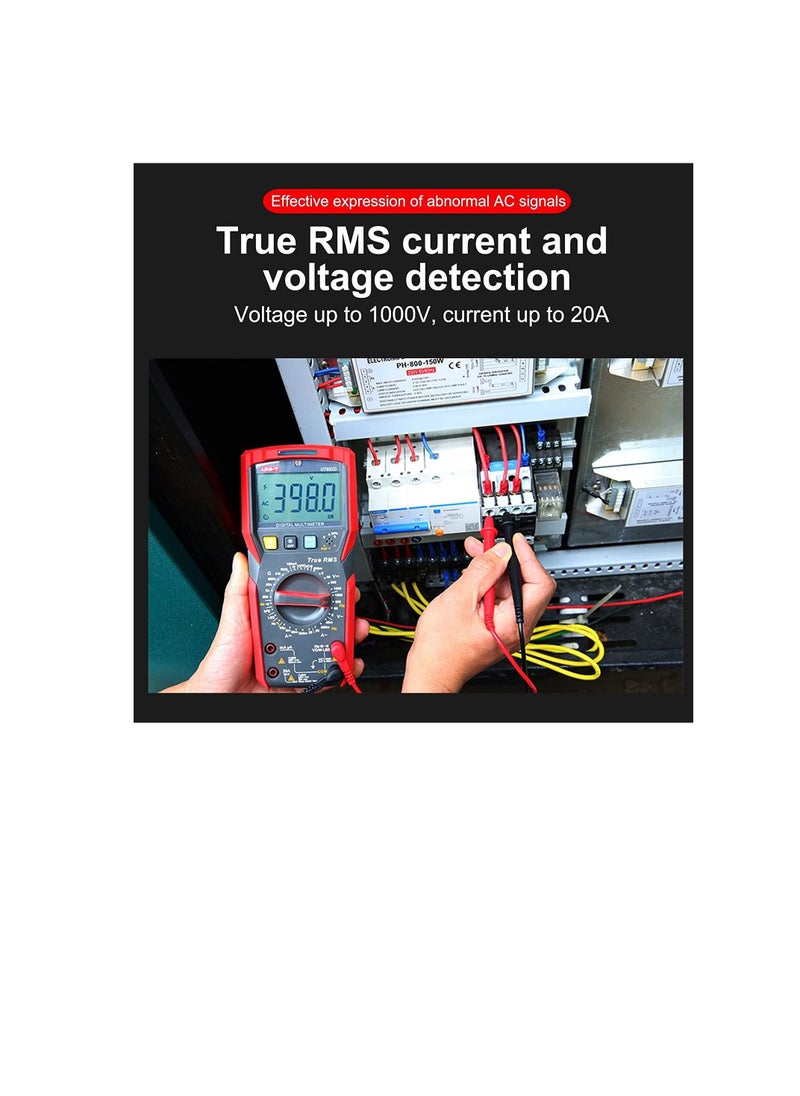 UNI-T UNI-T All in One True RMS Digital Multimeter 20A High Current Digital Multimeter NCV/capacitor/triode/LED test/temperature and Live wire test | UT89X  - Image 3